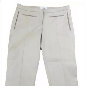 New VERSACE 42 6 couture cropped capris pants tan